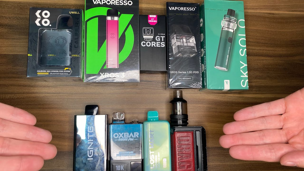 Vape: Descartável vs. Recarregável